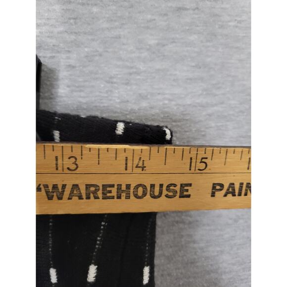 Teen Women Candies Thick Black White Ribbed Gathered Above Knee Mini Skirt Small - Picture 6 of 7